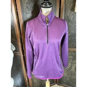 Nike Golf Purple‎ 1/4 Zip Pull Over Women's Sweater Size M